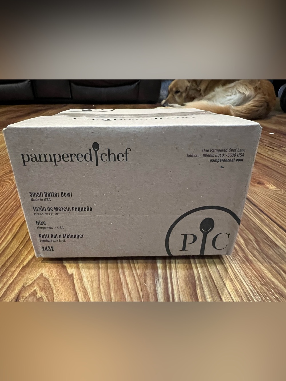 Pampered Chef Kraft Gift Box in Natural Brown